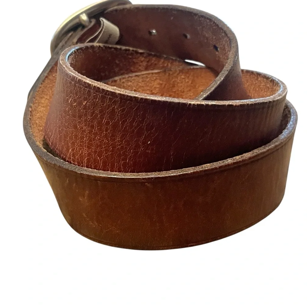 Fossil Leather Men’s Large Brown Leather Belt BT3731200